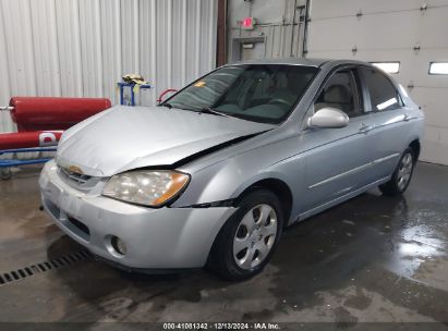 2004 KIA SPECTRA EX/LX Gray  Gasoline KNAFE121X45043130 photo #3