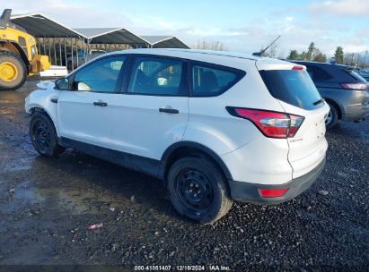 2018 FORD ESCAPE S White  Gasoline 1FMCU0F76JUC40357 photo #4