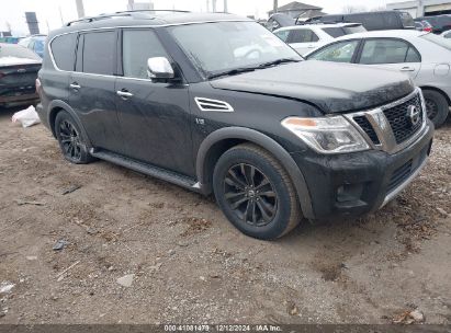 2018 NISSAN ARMADA PLATINUM Black  Gasoline JN8AY2NE8J9732004 photo #1