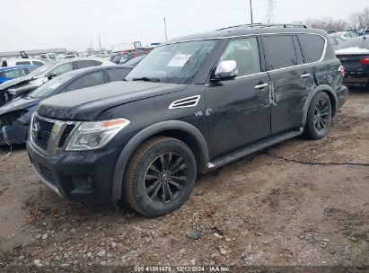 2018 NISSAN ARMADA PLATINUM Black  Gasoline JN8AY2NE8J9732004 photo #3