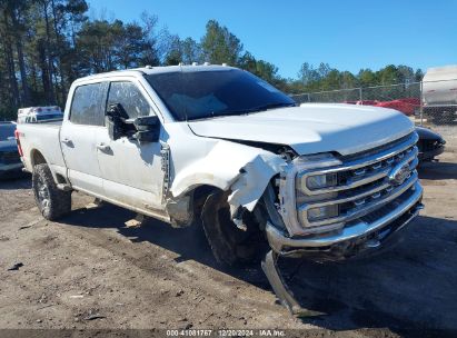 2023 FORD F-250 LARIAT White  Diesel 1FT8W2BT1PEE18570 photo #1