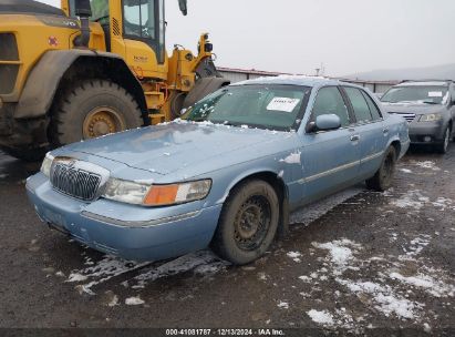 2001 MERCURY GRAND MARQUIS LS Blue  Gasoline 2MEFM75W71X630247 photo #3