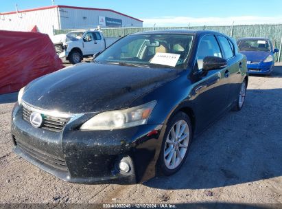 2013 LEXUS CT 200H Black  Hybrid JTHKD5BH9D2128579 photo #3