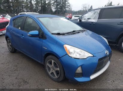 2012 TOYOTA PRIUS C THREE Blue  Hybrid JTDKDTB35C1007210 photo #1