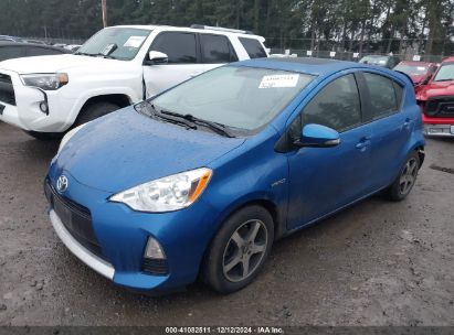 2012 TOYOTA PRIUS C THREE Blue  Hybrid JTDKDTB35C1007210 photo #3