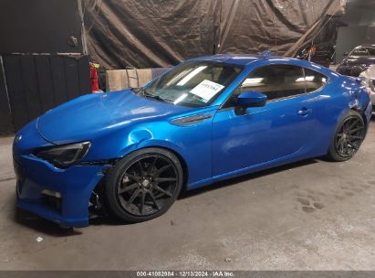 2013 SUBARU BRZ LIMITED Blue  Gasoline JF1ZCAC17D1612985 photo #3