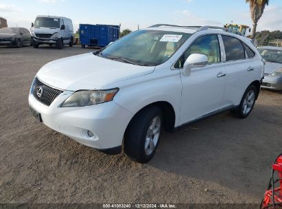 2010 LEXUS RX 350 White  Gasoline 2T2ZK1BA0AC029059 photo #3