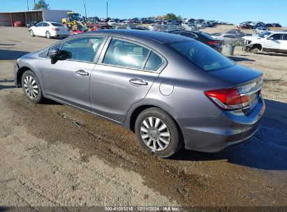 2014 HONDA CIVIC LX Gray  Gasoline 2HGFB2F51EH512549 photo #4