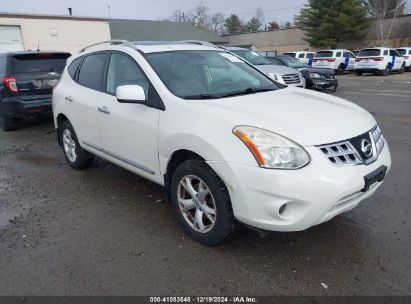 2011 NISSAN ROGUE SV White  gas JN8AS5MV5BW301708 photo #1