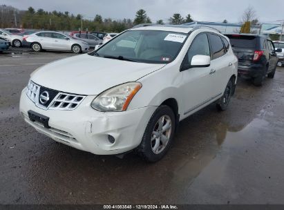 2011 NISSAN ROGUE SV White  gas JN8AS5MV5BW301708 photo #3