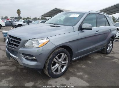 2013 MERCEDES-BENZ ML 350 Gray  Gasoline 4JGDA5JB8DA107515 photo #3