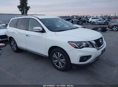 2019 NISSAN PATHFINDER S White  Gasoline 5N1DR2MN9KC635322 photo #1