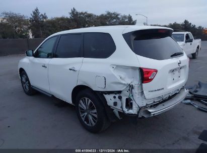 2019 NISSAN PATHFINDER S White  Gasoline 5N1DR2MN9KC635322 photo #4