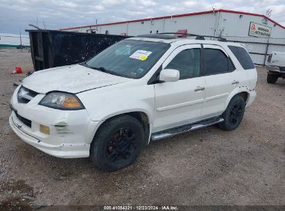 2006 ACURA MDX White  Gasoline 2HNYD18936H538884 photo #3