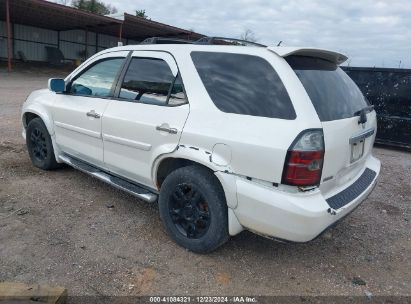 2006 ACURA MDX White  Gasoline 2HNYD18936H538884 photo #4