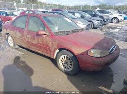 2000 FORD CONTOUR SE FLEET Red  Gasoline 1FAFP6634YK107326 photo #1