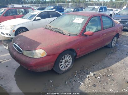 2000 FORD CONTOUR SE FLEET Red  Gasoline 1FAFP6634YK107326 photo #3