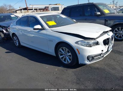 2016 BMW 528I White  Gasoline WBA5A5C58GG351387 photo #1