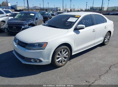 2014 VOLKSWAGEN JETTA 1.8T SE White  Gasoline 3VWD17AJXEM370503 photo #3