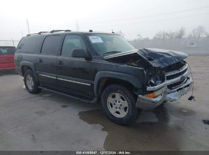 2004 CHEVROLET SUBURBAN 1500 LS Black  Flexible Fuel 3GNEC16Z54G205203 photo #1