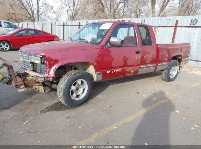 1992 GMC SIERRA K2500 Red  Gasoline 2GTFK29K3N1500122 photo #3