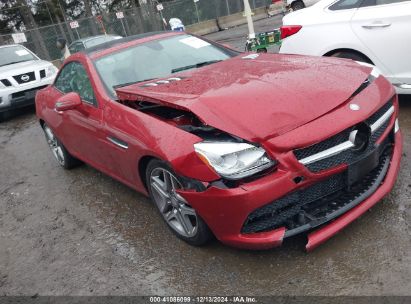 2016 MERCEDES-BENZ SLK 300 Red  Gasoline WDDPK3JAXGF117907 photo #1