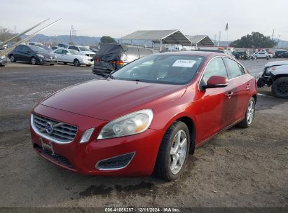 2012 VOLVO S60 T5 Red  Gasoline YV1622FS9C2098571 photo #3