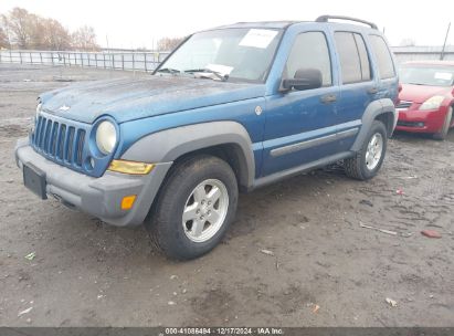 2006 JEEP LIBERTY SPORT Blue  Gasoline 1J4GL48K26W112625 photo #3