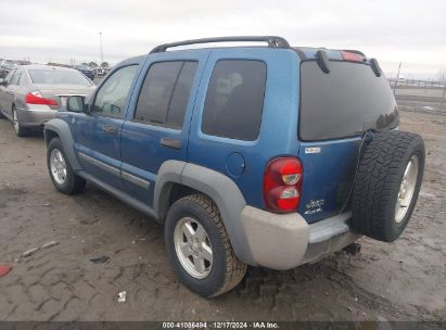 2006 JEEP LIBERTY SPORT Blue  Gasoline 1J4GL48K26W112625 photo #4