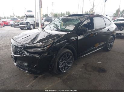 2023 ACURA MDX A-SPEC Black  Gasoline 5J8YE1H0XPL017851 photo #3