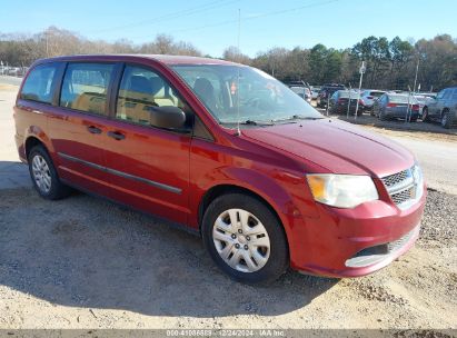 2015 DODGE GRAND CARAVAN AMERICAN VALUE PKG Red  Flexible Fuel 2C4RDGBG7FR736091 photo #1