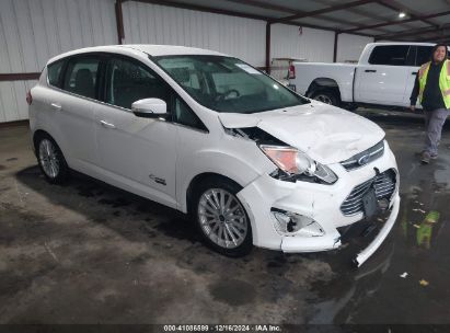 2016 FORD C-MAX ENERGI SEL White  Hybrid 1FADP5CU8GL103383 photo #1