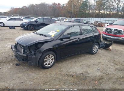 2012 HYUNDAI ACCENT GS Black  Gasoline KMHCT5AE9CU026083 photo #3