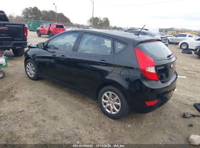 2012 HYUNDAI ACCENT GS Black  Gasoline KMHCT5AE9CU026083 photo #4