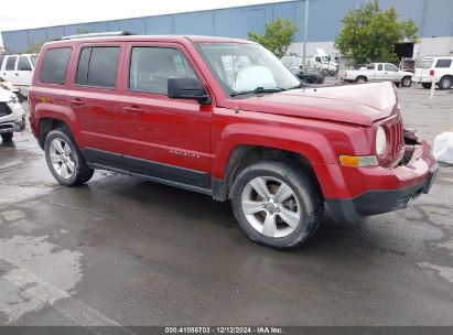 2012 JEEP PATRIOT LIMITED Burgundy  Gasoline 1C4NJPCB7CD633939 photo #1