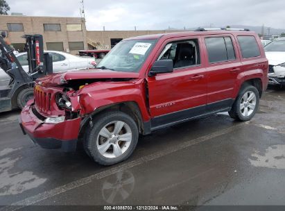 2012 JEEP PATRIOT LIMITED Burgundy  Gasoline 1C4NJPCB7CD633939 photo #3