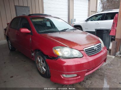 2005 TOYOTA COROLLA S Red  Hybrid JTDAAAAF3R3028252 photo #1