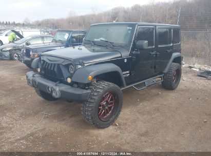 2018 JEEP WRANGLER JK UNLIMITED SPORT S 4X4 Black  Flexible Fuel 1C4HJWDG1JL927714 photo #3