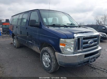 2008 FORD E-350 SUPER DUTY XL/XLT Blue  Gasoline 1FBSS31L98DA38106 photo #1