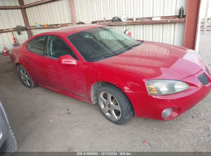 2007 PONTIAC GRAND PRIX Red  Gasoline 2G2WP552671154504 photo #1