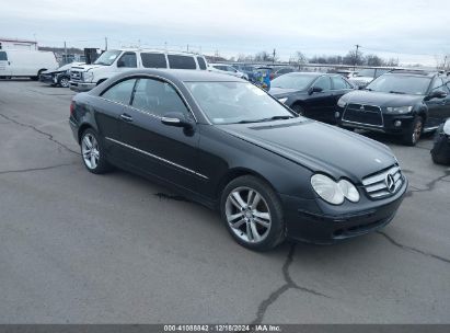 2008 MERCEDES-BENZ CLK 350 Black  Gasoline WDBTJ56H28F235608 photo #1