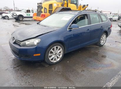 2012 VOLKSWAGEN JETTA SPORTWAGEN 2.0L TDI Blue  Diesel 3VWPL7AJ5CM697282 photo #3