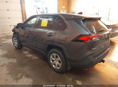 2022 TOYOTA RAV4 LE Gray  Gasoline 2T3F1RFV7NC278607 photo #4