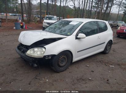 2007 VOLKSWAGEN RABBIT 2-DOOR White  Gasoline WVWBR71K97W039801 photo #3