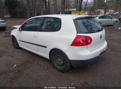 2007 VOLKSWAGEN RABBIT 2-DOOR White  Gasoline WVWBR71K97W039801 photo #4