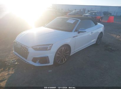 2023 AUDI S5 CABRIOLET PREMIUM PLUS TFSI QUATTRO TIPTRONIC White  Gasoline WAUW4GF56PN000931 photo #3