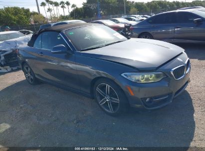 2017 BMW 230I Gray  Gasoline WBA2K9C30HV950450 photo #1