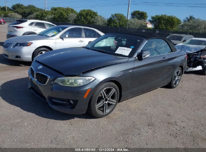 2017 BMW 230I Gray  Gasoline WBA2K9C30HV950450 photo #3