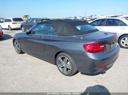 2017 BMW 230I Gray  Gasoline WBA2K9C30HV950450 photo #4