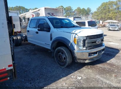 2017 FORD F-450 CHASSIS XL White  Diesel 1FD0W4HT2HEC11490 photo #1